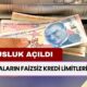 Musluk Açıldı! Yeni Rakam 50.000 TL! Bankaların Faizsiz Kredi Limitleri Yükseldi