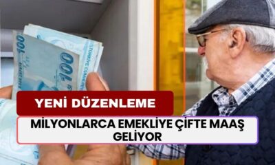 Milyonlarca EMEKLİYE Çifte Maaş Geliyor! Yeni Düzenleme Emeklileri Bayram Ettirecek