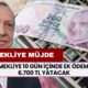 16 Milyon 300 Bin Emekliye Müjdeli Haber Az Evvel Geldi! 10 Gün İçinde Ek Ödeme 6.700 TL Yatacak