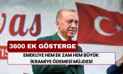 3600 Ek Gösterge, En Çok Emeklinin Yüzünü Güldürecek! Emekliye Hem Ek Zam Hem Büyük İkramiye Ödemesi