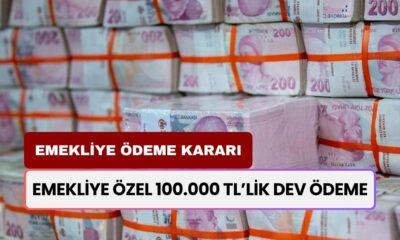 Emeklilere Özel 100.000 TL'lik Nakit Ödeme! Para Hesaplara O Tarihte Yatacak