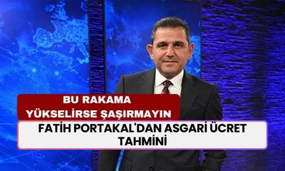 Fatih Portakal'dan Asgari Ücret Tahmini: "İnsafa Gelirlerse En Yüksek Rakam Bu Olur"