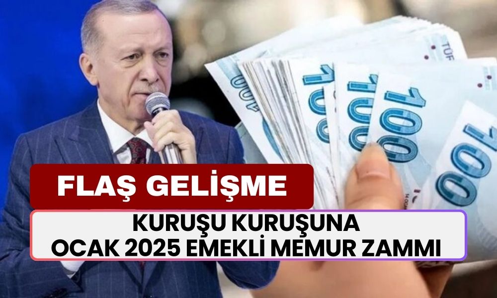 Kuruşu Kuruşuna Belli Oldu! Ocak 2025 Emekli Memur Zammı FLAŞ GELİŞME Açıklandı