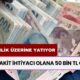 Acil Nakit İhtiyacı Olanlara 50.000 TL Ödeme! TC Kimliğinizle Alabilirsiniz