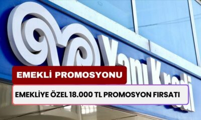 Şimdi Duydunuz! Yapı Kredi’den Emeklilere Tam 18.000 TL Promosyon Fırsatı – Eylül Ayında Bu Fırsatı Kaçıran Pişman Olur!