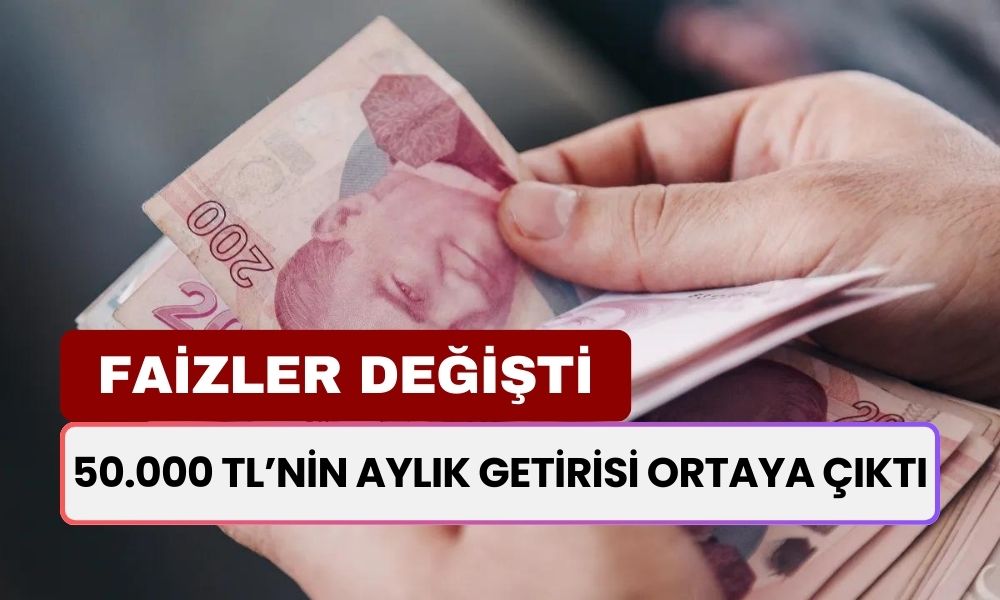 Yastık Altındaki 50.000 TL'nizi Bankaya Yatırırsanız Aylık Ne Kadar Kazanırsınız? Faizler değişti