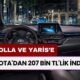 Toyota'dan 207 Bin TL'lik İndirim... Otomobil Alacaklar Corolla ve Yaris Modellerine Bakmadan Geçmesin