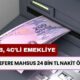 4A, 4B, 4C’li Emekliye Eylül Müjdesi! Tek Sefere Mahsus 24 Bin TL Nakit Ödeme