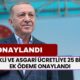 Cumhurbaşkanlığı Kararıyla Emekli ve Asgari Ücretliye 25 Bin TL Ek Ödeme Onaylandı