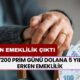 Erken Emeklilik Fırsatı Müjdelendi! 7200 Prim Günü Dolana 5 Yıl Erken Emeklilik! Yeni Düzenleme Belli Oldu