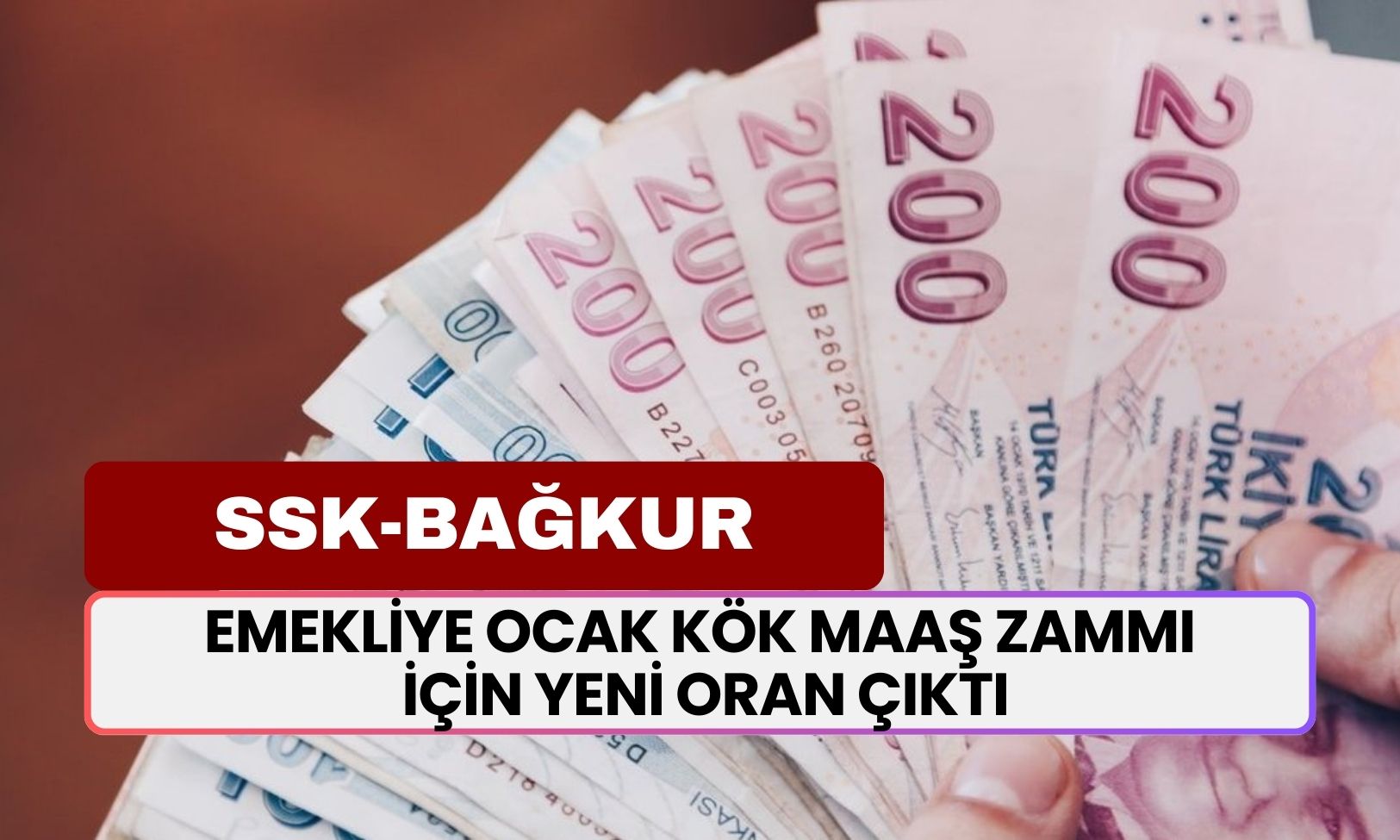 SSK-BAĞKUR emeklisi Ocak 2025 kök maaş zammı için yeni oran çıktı! Refah payı ve seyyanen artış ile...