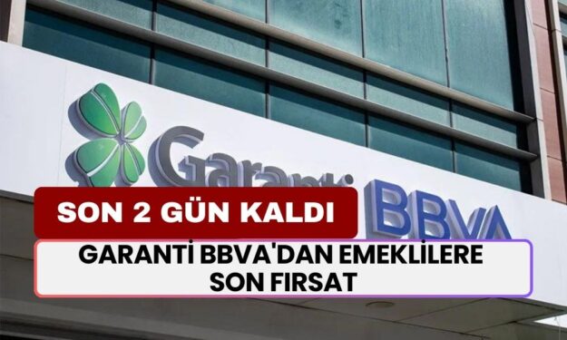 Garanti BBVA'dan Emeklilere Son Fırsat! 15.000 TL İkramiye İçin Son 2 Gün Kaldı