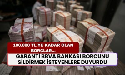 Garanti BBVA Bankası Borcunu Sildirmek İsteyenlere Duyurdu! 1-100 Bin TL Arası Borçlarınızı Hemen Sildirin