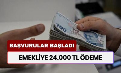 Emekliye Sevindirici Haber Açıklandı! Başvurana 24 Bin TL Ödeme Var