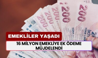 16 Milyon Emekliye EK ÖDEME Müjdelendi! 4A-4B-4C Emeklilerine 30.000 TL Veriliyor