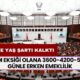 EYT ve Yaş Şartı Kalktı! Prim Eksiği Olana 3600-4200-5400 Günle Erken Emeklilik İmkanı