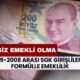 EYT’siz emekli olma müjdesi: 1999-2008 arası SGK girişlilere 7 formülle 3600, 4500 ve 5400 prim günüyle emekli olma fırsatı! Bunları uygulayın emekliliğin tadını çıkarın