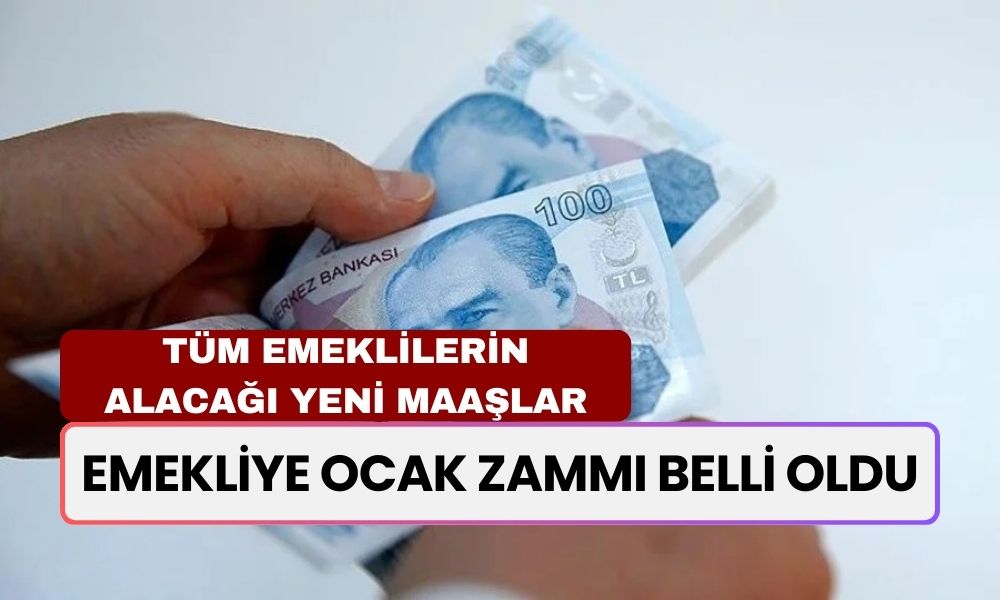 Emekliye Ocak'ta Yapılacak Zam Ayyuka Çıktı! İşte Milyonların Beklediği Zam Miktarı