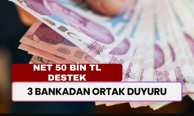 Bankalarda 8.0 Şiddetinde Deprem! 3 Bankadan Ortak Duyuru! Vatandaşa 50 Bin TL Ödeme