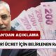 Asgari Ücret İçin Belirlenen Rakam Belli Oldu! Milyonlarca Asgari Ücretli Artık O Rakamı Alacak