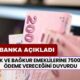 SSK ve Bağkur Emeklilerine 7500 TL Ödeme Vereceğini Duyurdu: Dev Bankadan Dev Destek