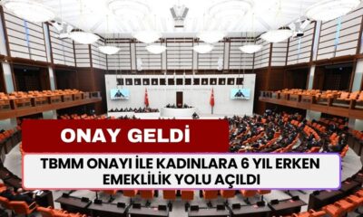 TBMM onayı ile kadınlara 6 yıl erken emeklilik yolu açıldı