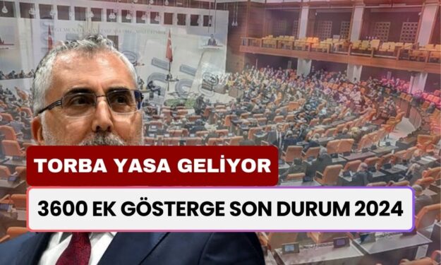 3600 EK GÖSTERGE SON DURUM! Torba yasa ile müjde çıkıyor