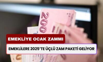 SON DAKİKA: Emeklilere MÜJDE! Ocak 2025’te ÜÇLÜ ZAM Paketi Geliyor! Maaşlar Artacak