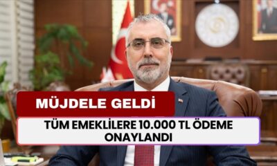 5 DAKİKA ÖNCE EMEKLİLERE MÜJDELENDİ! Bugünkü Karar Sonrası Tüm Emeklilere 10.000 TL Ödeme Onaylandı