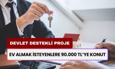 90.000 TL Gibi Küçük Bir Rakama EV SAHİBİ Olun! Devlet Destekli Proje Başladı