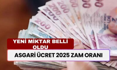 Asgari Ücret Rekor Zam Ocak 2025'te… Yeni Asgari Ücret Ne Kadar Olacak, Belli Oldu