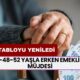 47-48-52 Yaşla Erken Emeklilik Müjdesi! SGK Hizmet Gün Akdi Tablosu Güncellendi