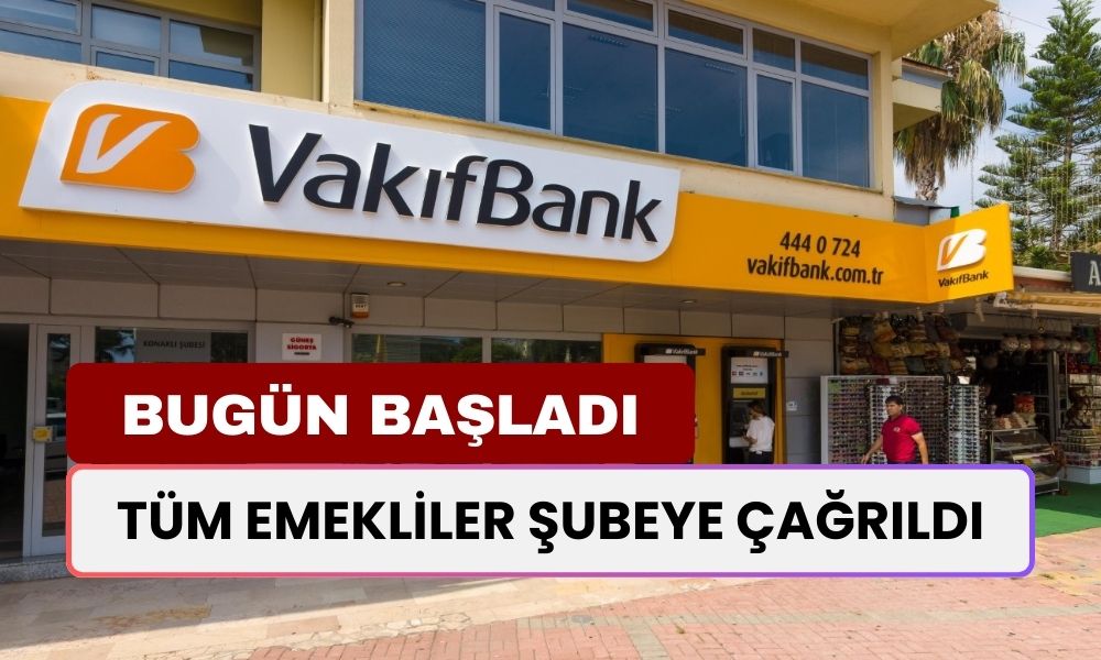 Vakıfbank'tan Emekliye Rekor Ödeme! 24.000 TL'lik Destek Bugün İtibariyle Başlıyor