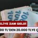 Emeklinin Ek Ödemesi ZAMLANDI! 10 Bin TL'lik Ek Ödeme 20 Bin TL’ye Çıkarıldı!