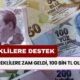 Emeklilere zam geldi, 100 bin TL oldu