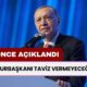 Cumhurbaşkanı Erdoğan Taviz Vermeyeceğiz Diyerek Açıkladı