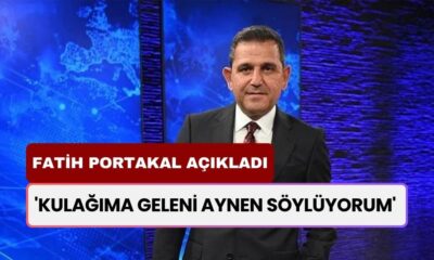 Fatih Portakal 'Kulağıma Geleni Aynen Söylüyorum' Diyerek Açıkladı! İmamoğlu ve Yavaş Gerilimi Büyüyor