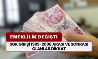 SGK Girişi 1999-2008 Arası ve Sonrası Olanlar Dikkat! Emeklilik Sistemi Tümden Değişiyor: Daha Yüksek Maaş Müjdesi