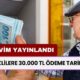 Emeklilere 30.000 TL'lik Nakit Para! İşte Ödeme Tarihleri