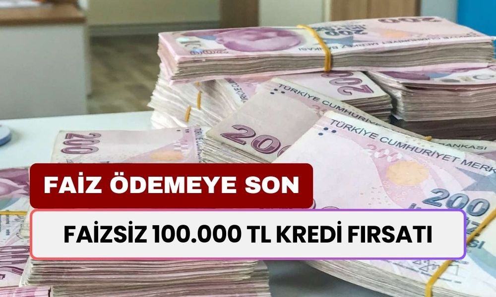 Emekliye ve Çalışanlara Sıfır Faizli 100 BİN TL Kredi! Başvurular Başladı, Bu Fırsat Kaçmaz