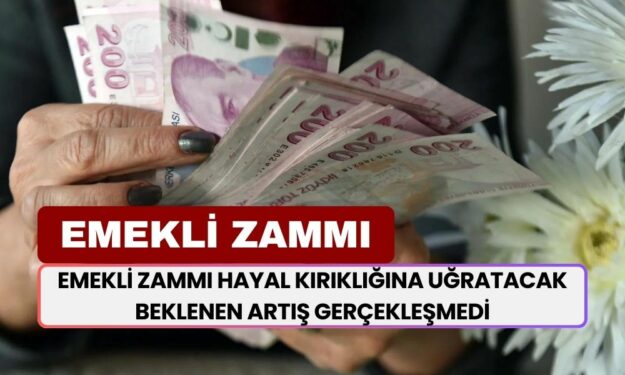 Emekliler İçin Zam Belli Oldu! Emekli Zammı Hayal Kırıklığına Uğratacak: Beklenen Artış Gerçekleşmedi