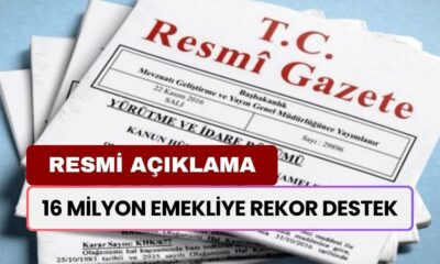 16 Milyon Emekliye Sevindirici Gelişme! Maaş Alana Rekor Destek! Net 100.000 TL