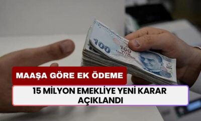 15 Milyon EMEKLİYE Yeni Karar Açıklandı: Maaşa Göre Ek Ödeme Tutarları Açıklandı! Hangi Emekli Ne Kadar Alacak?