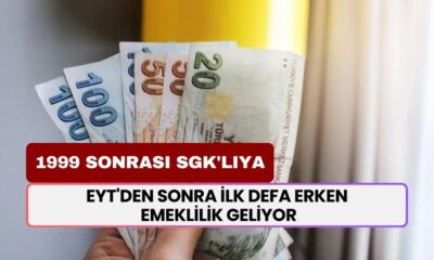 EYT'den sonra ilk defa erken emeklilik geliyor! Milyonlarca 1999 sonrası SGK'lıya müjde