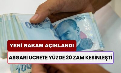 Asgari Ücrete Yüzde 20 Zam KESİNLEŞTİ! Yeni Rakam Bugün Açıklandı