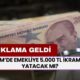 Milyonlarca Emeklinin Merakla Beklediği Karar! Emekliye Ekim Ayında 5 Bin TL İkramiye Yatacak Mı?