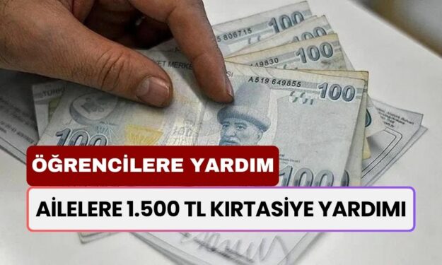 Okullar Açıklamadan Başvurun! Ailelere 1500 TL Kırtasiye Yardımı