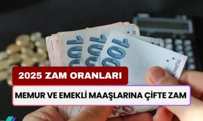 Memur ve Emekli Maaşlarına Çifte Zam Müjdesi! Ocak 2025 Zam Oranları Belli Oldu