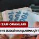 Memur ve Emekli Maaşlarına Çifte Zam Müjdesi! Ocak 2025 Zam Oranları Belli Oldu