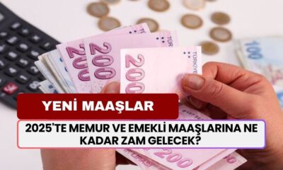 2025'te memur ve emekli maaşlarına ne kadar zam gelecek? Zam oranları belli olmak üzere